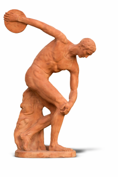 Diskuswerfer Discolobo – Klassische antike Statue nach Myron